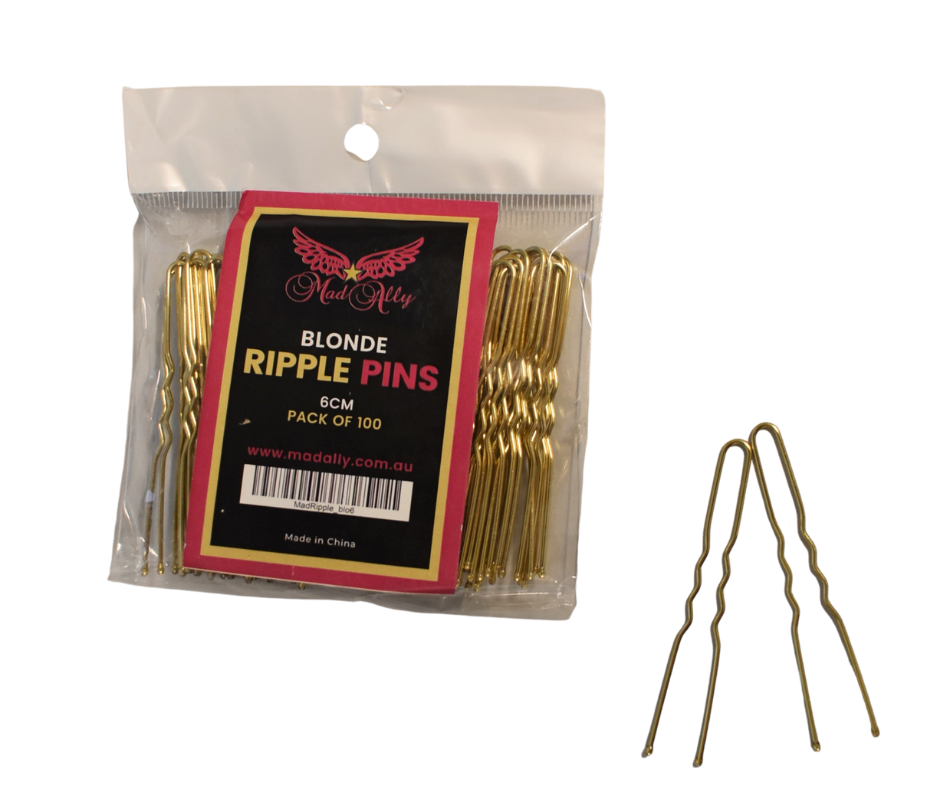 Mad Ally Ripple Pins 100 pack (6cm)