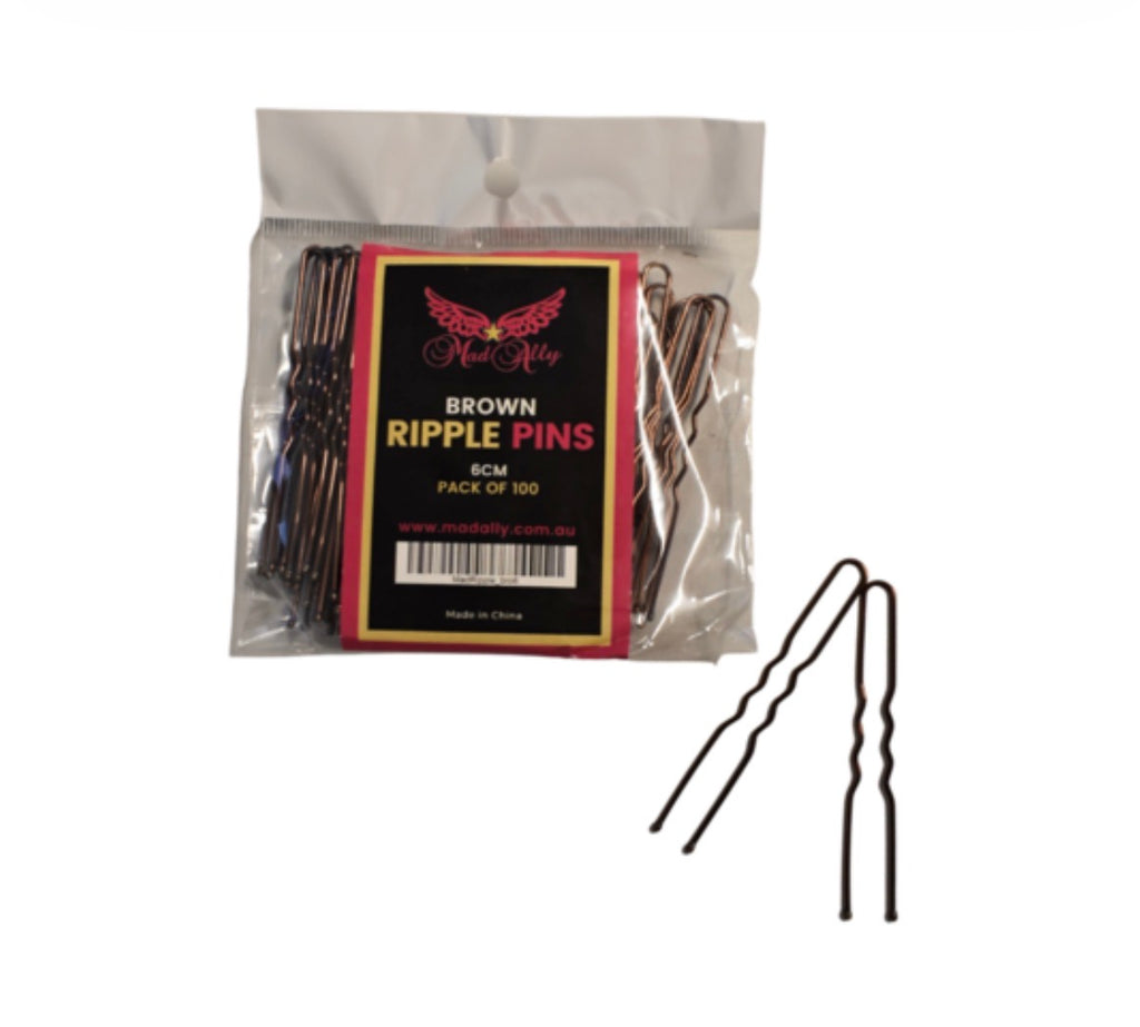 Mad Ally Ripple Pins 100 pack (6cm)